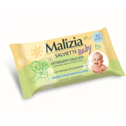 MALIZIA BABY SALVIETTE DETERGENTI DELICATE 72 PEZZI