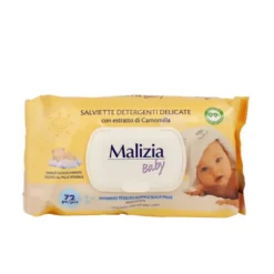 MALIZIA BABY SALVIETTE DETERGENTI DELICATE 72 PEZZI