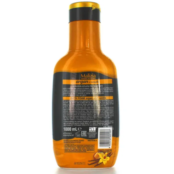 MALIZIA BAGNOSCHIUMA ARGAN E VANIGLIA 1000 ML