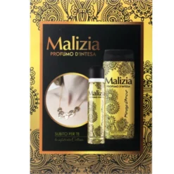 MALIZIA PROFUMO D'INTESA COFANETTO - COLLANA ARABEGGIANTE + PARFUM SEDUCTION MIRAGE D'AMOUR 100 ML + DOCCIASCHIUMA MIRAGE D'AMOUR 300 ML