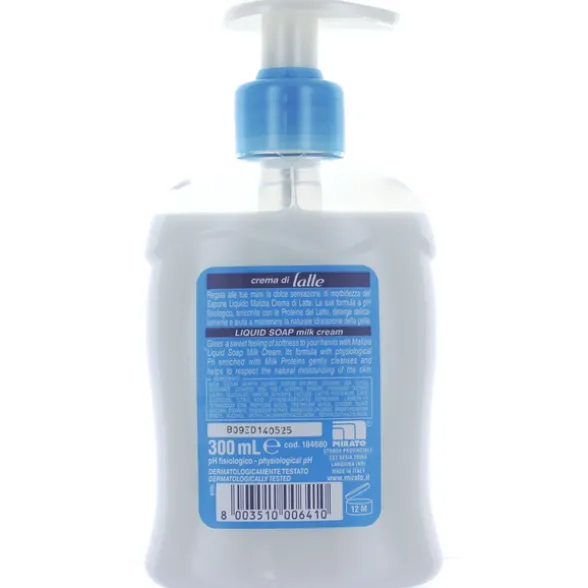 MALIZIA SAPONE LIQUIDO MANI SOAP CREMA DI LATTE 300 ML