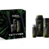 MALIZIA UOMO COFANETTO VETYVER; EDT DEODORANT SPRAY 175 ML + DOCCIASHAMPOO GEL 250 ML + SCHIUMA DA BARBA 50 ML OMAGGIO