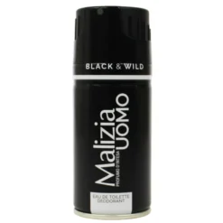 MALIZIA UOMO EDT DEODORANTE BLACK & WILD 150 ML