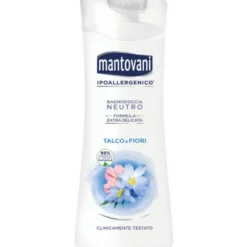 MANTOVANI BAGNODOCCIA NEUTRO TALCOE e FIORI 400+100 ML