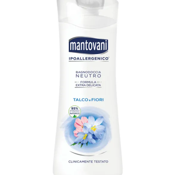 MANTOVANI BAGNODOCCIA NEUTRO TALCOE e FIORI 400+100 ML