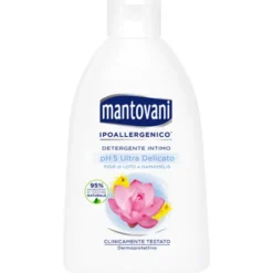 MANTOVANI DETERGENTE INTIMO pH5 ULTRA DELICATO FIOR DI LOTO E HAMAMELIS 250 ML (SENZA SCATOLA)