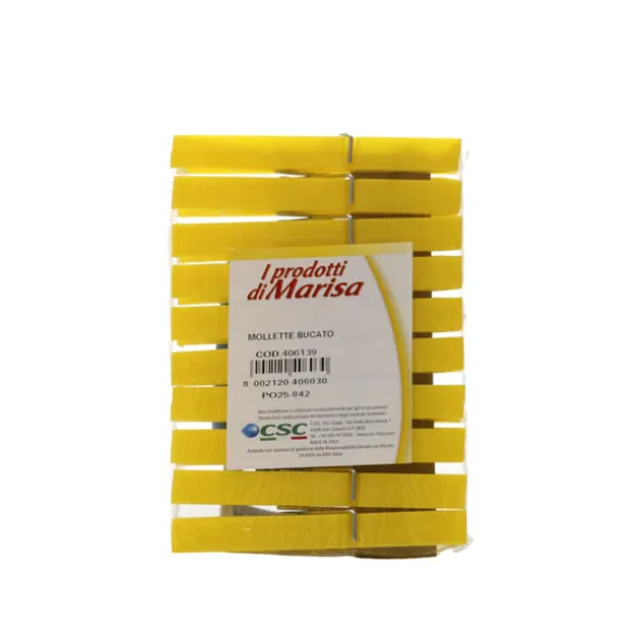 MARISA MOLLETTE BUCATO COLORATE CON MOLLA ANTIRUGGINE 10 PZ