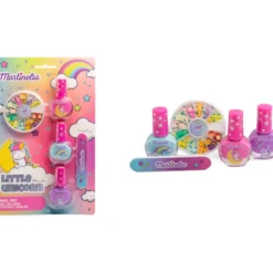 MARTINELIA LITTLE UNICORN SET NAIL: 3 NAIL POLISH 4 ML - NAIL DECORATIONS - NAIL FILE