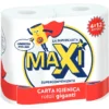 MAXI CARTA IGIENICA 4 ROTOLI GIGANTI 2 VELI 480 STRAPPI