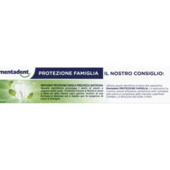MENTADENT DENTIFRICIO PROTEZIONE FAMIGLIA FRESCHEZZA QUOTIDIANA 75 ML