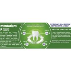 MENTADENT P DENTIFRICIO PREVENZIONE COMPLETA 2 PEZZI DA 75 ML