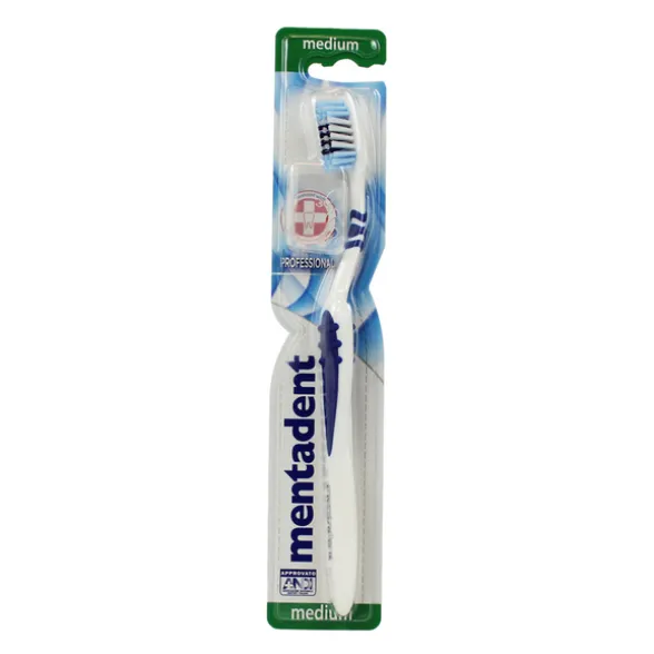 MENTADENT SPAZZOLINO DENTIMANUALE PROFESSIONAL MEDIO