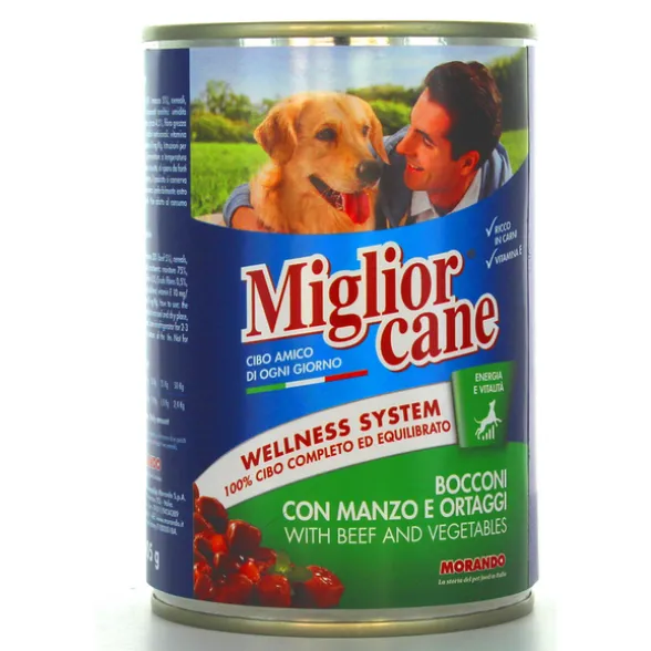 MIGLIOR CANE BOCCONI MANZOeORTAGGI LATTINA 405 GRAMMI