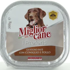 MIGLIOR CANE I PREFERITI PATE' CONIGLIO e POLLO VASCHETTA 300 grammi