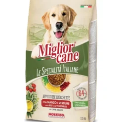 MIGLIOR CANE LE SPECIALITA' ITALIANE CROCCHETTE CON MANZO e VERDURE SACCO 2,5 KG