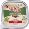 MIGLIOR CANE LE SPECIALITA' ITALIANE POLPETTONE PATE' CON MANZO VASCHETTA 150 grammi