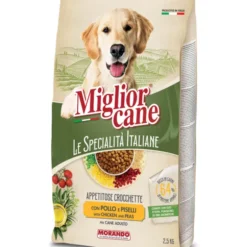 MIGLIOR CANE LE SPECIALITA' ITALIANE CROCHETTE CON POLLO e PISELLI SACCO 2,5 KG+ BS 1,50 EURO