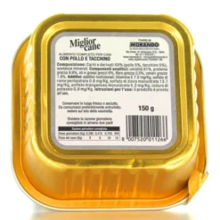 MIGLIOR CANE PATE' POLLOeTACCHINO VASCHETTA 150 GRAMMI