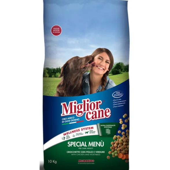 MIGLIOR CANE SPECIAL MENU' CROCCHETTE CON POLLO E VERDURE SACCO 10 KG