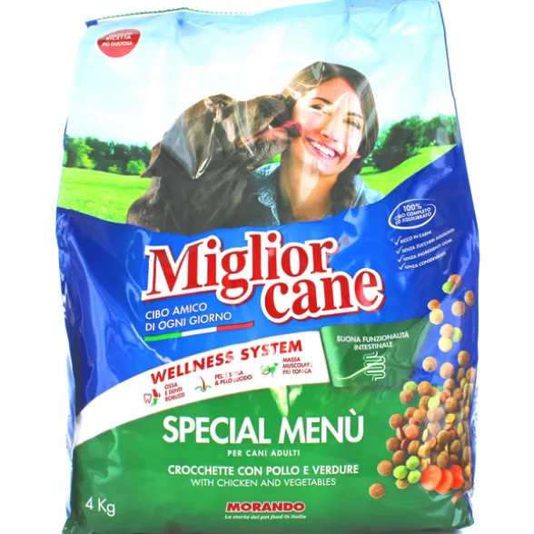 MIGLIOR CANE SPECIAL MENU' CROCCHETTE CON POLLO e VERDURE SACCO 4 KG