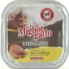 MIGLIOR GATTO STERILIZED POLLO e PROSCIUTTO VASCHETTA 100 GRAMMI
