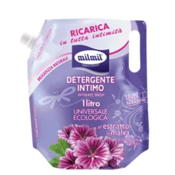 MIL MIL DETERGENTE INTIMO BUSTA ALL'ESTRATTO DI MALVA 1 LT.
