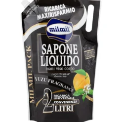 MIL MIL SAPONE LIQUIDO FRAGRANZA YUZU BUSTA RICARICA 2 LT