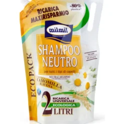 MIL MIL SHAMPOO NEUTRO CAMOMILLA & AVENA RICARICA BUSTA 2 LT