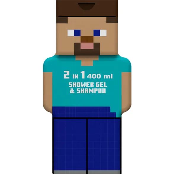 MINECRAFT STEVE 2D 2in1 SHOWER GEL & SHAMPOO 400 ML