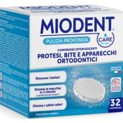 MIODENT 32 COMPRESSE EFFERVESCENTI PER PROTESI DENTALICAR FOR YOU