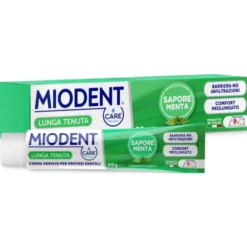 MIODENT CREMA ADESIVA PER PROTESI DENTALI LUNGA TENUTA SAPORE MENTA TUBO 50 grammiCAR FOR YOU