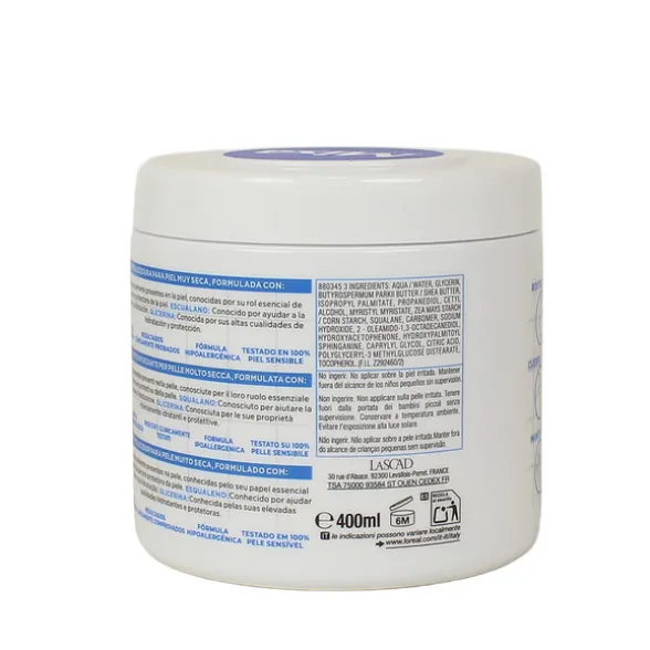 MIXA BODY CERAMIDE PROTECT CREMA RINFORZANTE PELLE MOLTO SECCA VASO 400 ML
