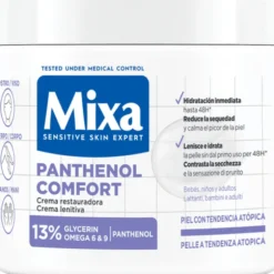 MIXA BODY PANTHENOL COMFORT CREMA LENITIVA PELLE TENDENZA ATOPICA VASO 400 ML