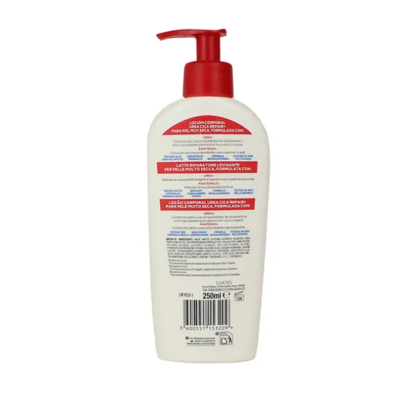 MIXA BODY UREA CICA REPAIR CREMA RIGENERANTE PELLE SECCA e IRREGOLARE PUMP 250 ML