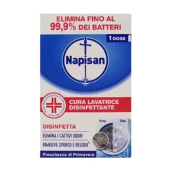 NAPISAN CURA LAVATRICE LIQUIDO DISINFETTANTE FRESCHEZZA DI PRIMAVERA 250 ML