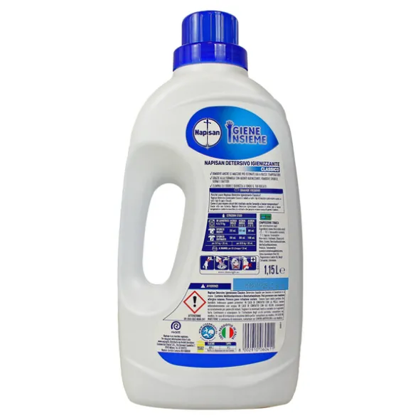 NAPISAN DETERSIVO IGIENIZZANTE LIQUIDO LAVATRICE CLASSICO 23 LAVAGGI