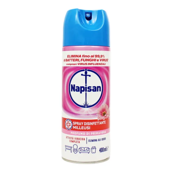 NAPISAN SPRAY DISINFETTANTE MILLEUSI PROFUMO DI PRIMAVERA 400 ML