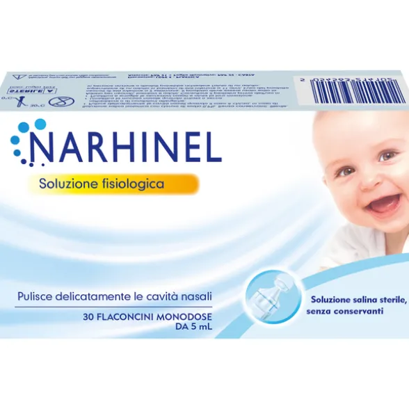 NARHINEL SOLUZIONE FISIOLOGICA 30 FLACONCINI MONODOSE DA 5 ML