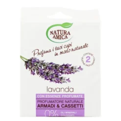 NATURA AMICA 2 BUSTE PROFUMATORE LAVANDA PER ARMADI E CASSETTI