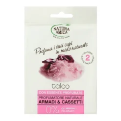 NATURA AMICA 2 BUSTE PROFUMATORE TALCO PER ARMADI E CASSETTI