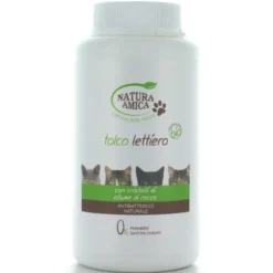 NATURA AMICA TALCO ANTIODORANTE PER LETTIERA GATTO BARATTOLO 120 GRAMMI