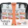 NATURA OIL CONFEZIONE OLIO MANDORLA SHAMPOO + BALSAMO E MASCHERA 2 IN 1 + BAGNO DOCCIA + LATTE CORPO 100 ML