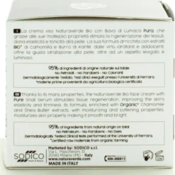 NATURAVERDE BIO CREMA VISO INTENSIVA BAVA DI LUMACA 50 ML