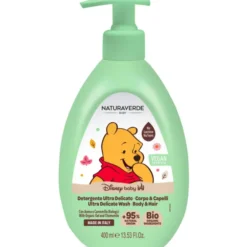 NATURAVERDE BIO DISNEY BABY DETERGENTE ULTRA DELICATO CORPO & CAPELLI PUMP 400 ML