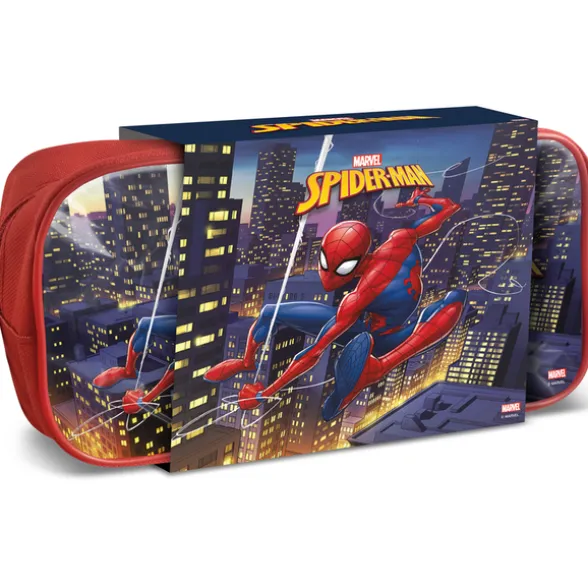 NATURAVERDE KIDS COFANETTO SPIDER-MAN: SHAMPOO DELICATO 100 ML + GEL DOCCIA 100 ML + BEAUTYCASE