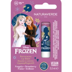 NATURAVERDE KIDS FROZEN II BURROCACAO SPF15 FRAGOLA 5 ML
