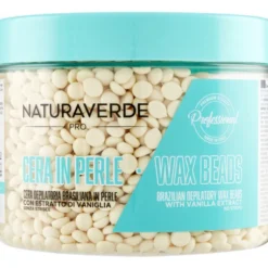 NATURAVERDE PROFESSIONAL CERA DEPILATORIA BRASILIANA IN PERLE CON ESTRATTO DI VANIGLIA VASO 250 grammi