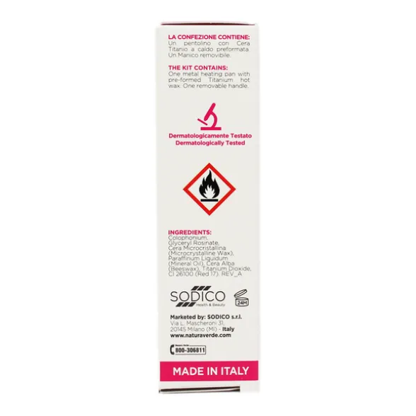 NATURAVERDE PROFESSIONAL PENTOLA CERA DEPILATORIA A CALDO 100 ML