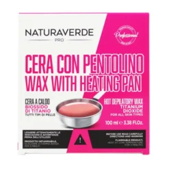 NATURAVERDE PROFESSIONAL PENTOLA CERA DEPILATORIA A CALDO 100 ML