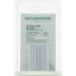 NATURAVERDE STICK BARBA EMOSTATICO 2 PZ